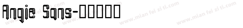 Angie Sans字体转换